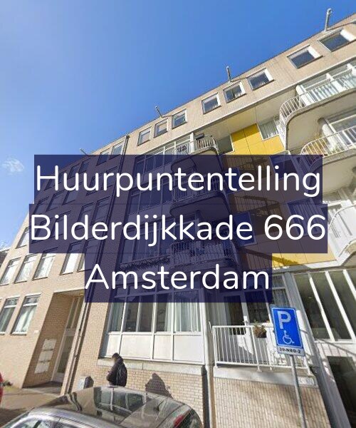 Foto gevel Huurpuntentelling voor Bilderdijkkade 666, Amsterdam