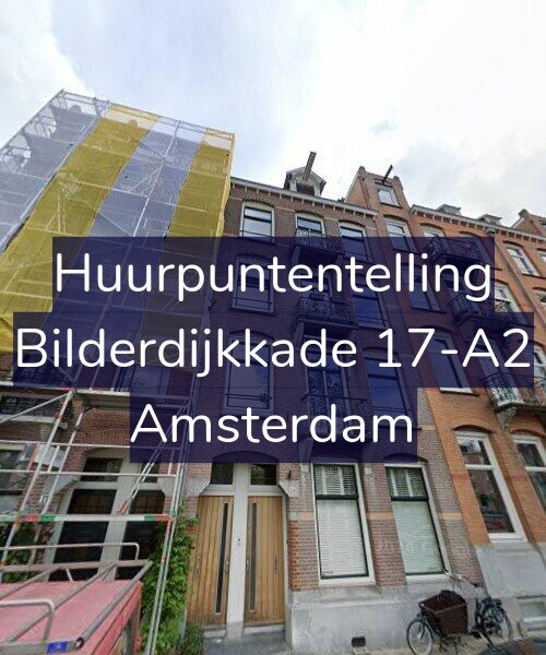 Foto gevel Huurpuntentelling voor Bilderdijkkade 17-A2, Amsterdam