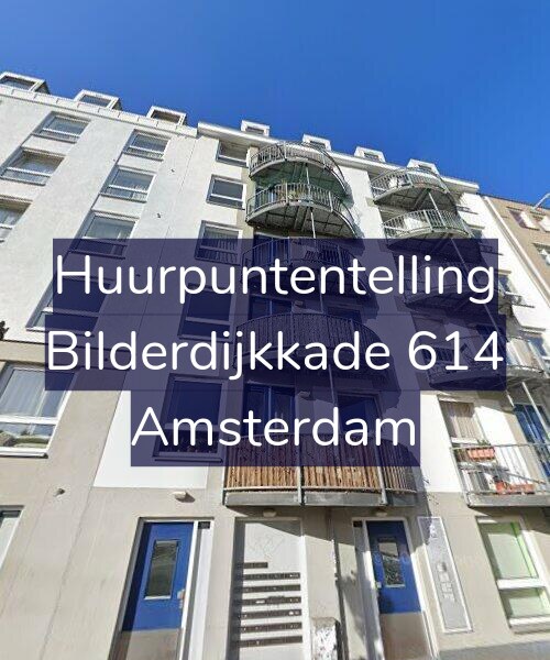 Foto gevel Huurpuntentelling voor Bilderdijkkade 614, Amsterdam
