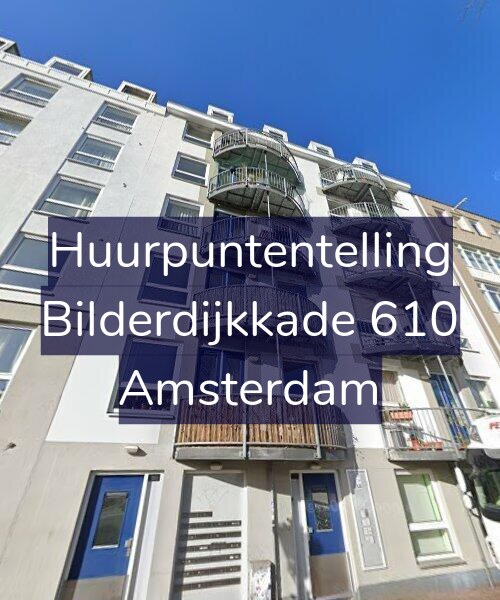 Foto gevel Huurpuntentelling voor Bilderdijkkade 610, Amsterdam