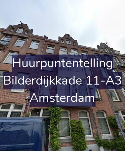 Foto gevel Huurpuntentelling voor Bilderdijkkade 11-A3, Amsterdam