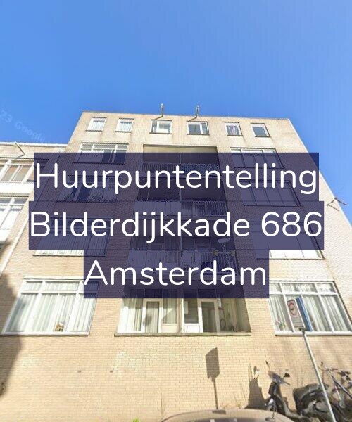 Foto gevel Huurpuntentelling voor Bilderdijkkade 686, Amsterdam