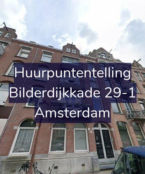 Foto gevel Huurpuntentelling voor Bilderdijkkade 29-1, Amsterdam