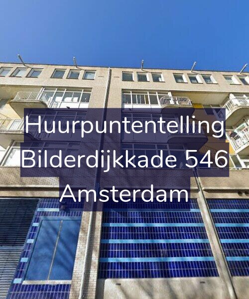 Foto gevel Huurpuntentelling voor Bilderdijkkade 546, Amsterdam