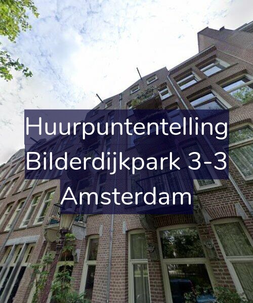 Foto gevel Huurpuntentelling voor Bilderdijkpark 3-3, Amsterdam