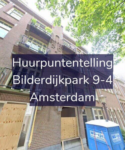 Foto gevel Huurpuntentelling voor Bilderdijkpark 9-4, Amsterdam