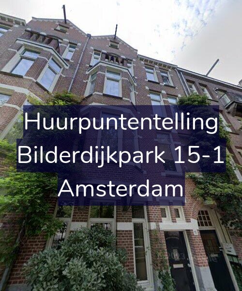 Foto gevel Huurpuntentelling voor Bilderdijkpark 15-1, Amsterdam