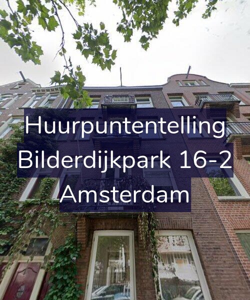 Foto gevel Huurpuntentelling voor Bilderdijkpark 16-2, Amsterdam