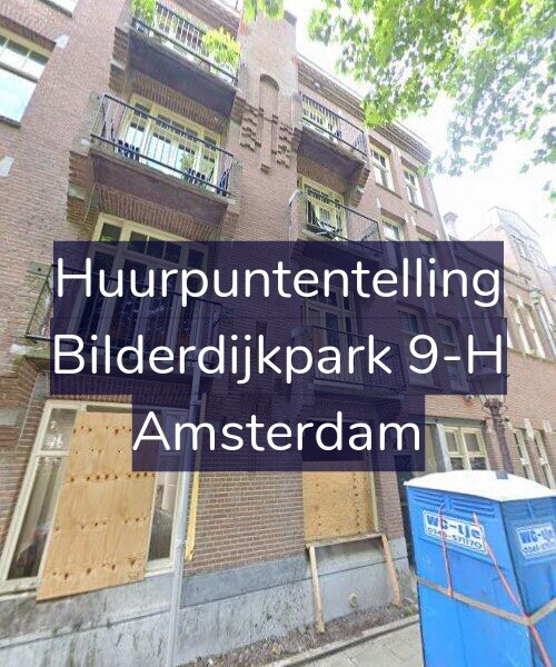 Foto gevel Huurpuntentelling voor Bilderdijkpark 9-H, Amsterdam