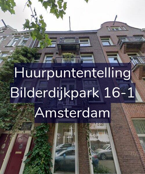 Foto gevel Huurpuntentelling voor Bilderdijkpark 16-1, Amsterdam