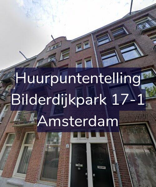 Foto gevel Huurpuntentelling voor Bilderdijkpark 17-1, Amsterdam