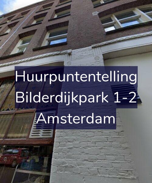 Foto gevel Huurpuntentelling voor Bilderdijkpark 1-2, Amsterdam