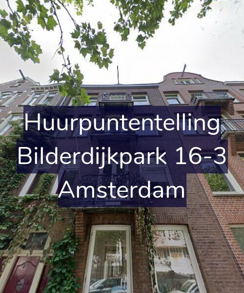 Foto gevel Huurpuntentelling voor Bilderdijkpark 16-3, Amsterdam