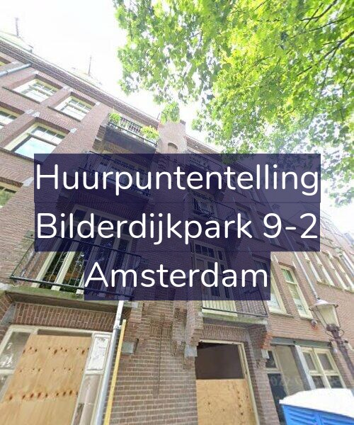 Foto gevel Huurpuntentelling voor Bilderdijkpark 9-2, Amsterdam