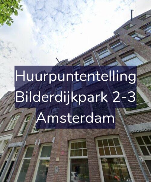Foto gevel Huurpuntentelling voor Bilderdijkpark 2-3, Amsterdam