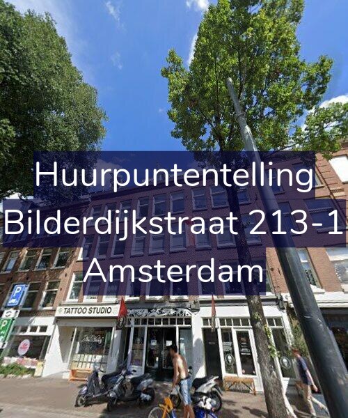 Foto gevel Huurpuntentelling voor Bilderdijkstraat 213-1, Amsterdam