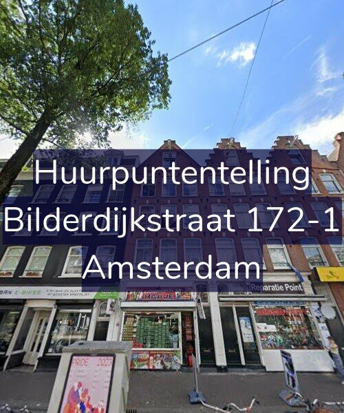 Foto gevel Huurpuntentelling voor Bilderdijkstraat 172-1, Amsterdam