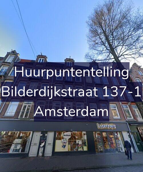 Foto gevel Huurpuntentelling voor Bilderdijkstraat 137-1, Amsterdam