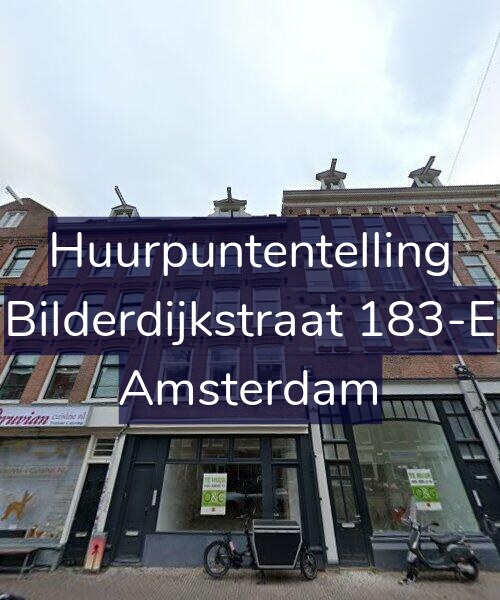 Foto gevel Huurpuntentelling voor Bilderdijkstraat 183-E, Amsterdam