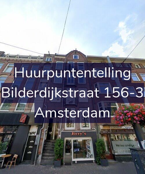 Foto gevel Huurpuntentelling voor Bilderdijkstraat 156-3, Amsterdam