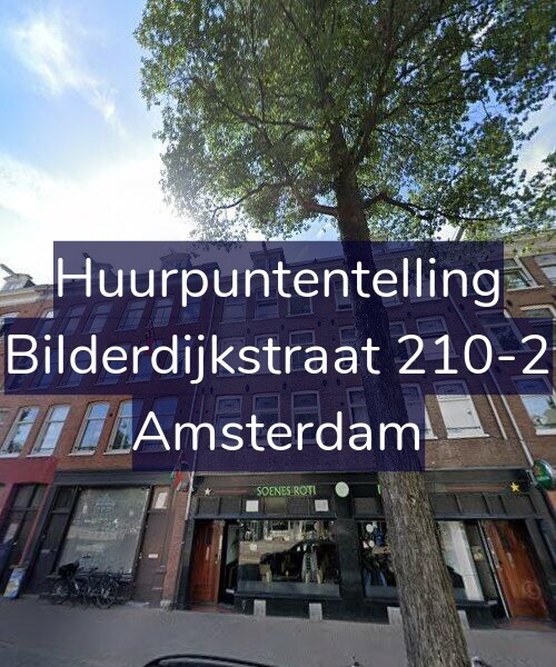 Foto gevel Huurpuntentelling voor Bilderdijkstraat 210-2, Amsterdam