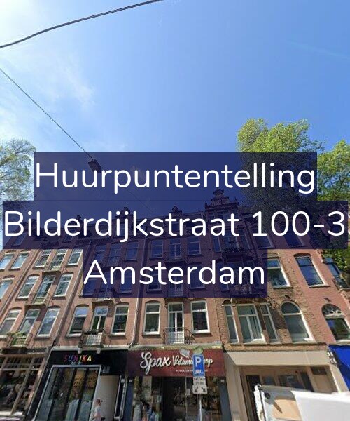 Foto gevel Huurpuntentelling voor Bilderdijkstraat 100-3, Amsterdam