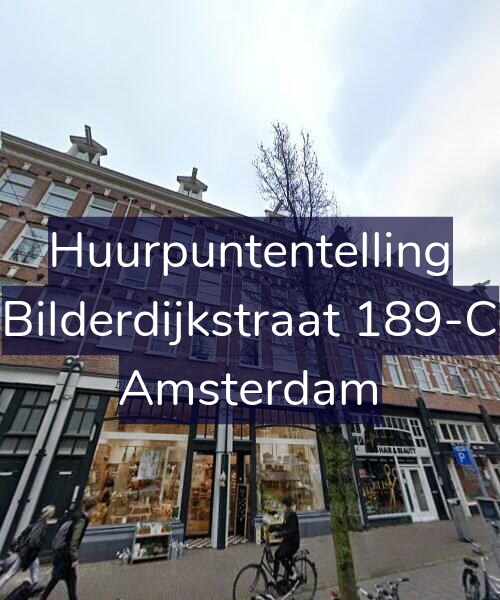 Foto gevel Huurpuntentelling voor Bilderdijkstraat 189-C, Amsterdam