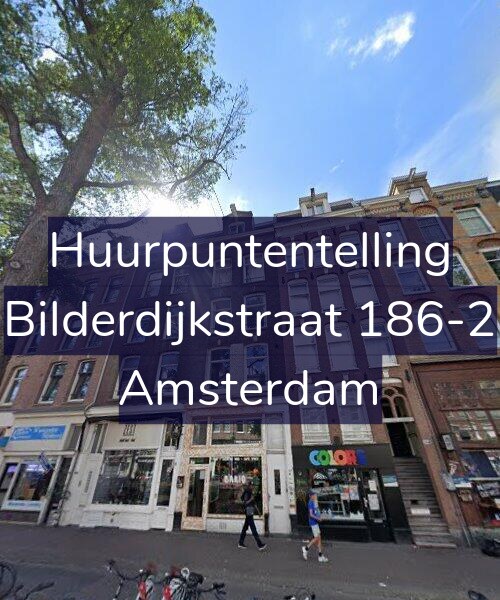 Foto gevel Huurpuntentelling voor Bilderdijkstraat 186-2, Amsterdam