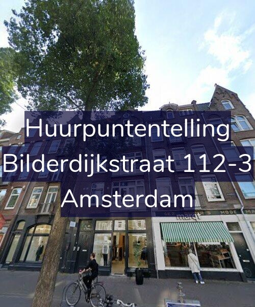 Foto gevel Huurpuntentelling voor Bilderdijkstraat 112-3, Amsterdam