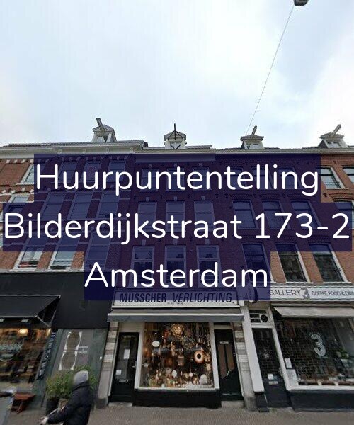 Foto gevel Huurpuntentelling voor Bilderdijkstraat 173-2, Amsterdam