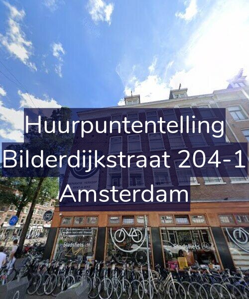 Foto gevel Huurpuntentelling voor Bilderdijkstraat 204-1, Amsterdam