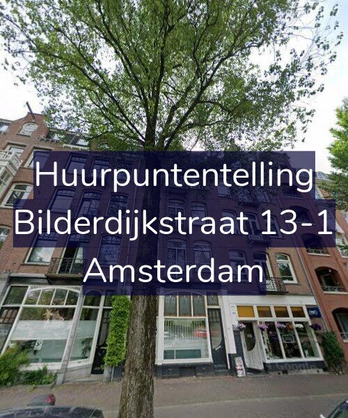 Foto gevel Huurpuntentelling voor Bilderdijkstraat 13-1, Amsterdam