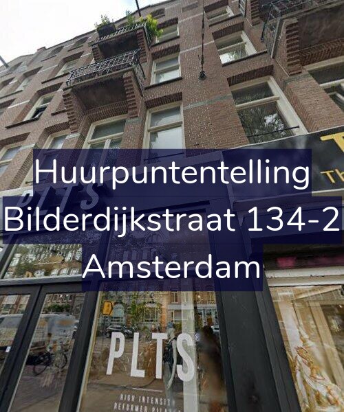Foto gevel Huurpuntentelling voor Bilderdijkstraat 134-2, Amsterdam