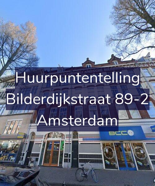 Foto gevel Huurpuntentelling voor Bilderdijkstraat 89-2, Amsterdam