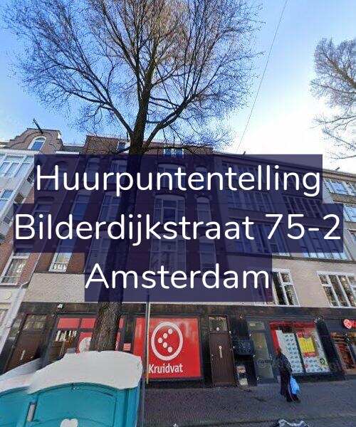 Foto gevel Huurpuntentelling voor Bilderdijkstraat 75-2, Amsterdam