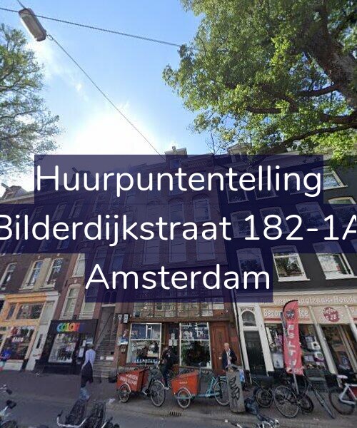 Foto gevel Huurpuntentelling voor Bilderdijkstraat 182-1A, Amsterdam