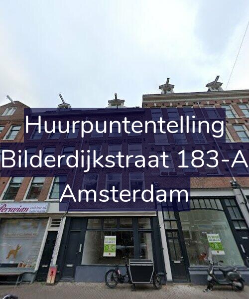 Foto gevel Huurpuntentelling voor Bilderdijkstraat 183-A, Amsterdam