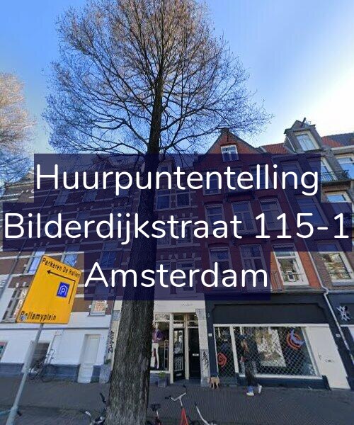 Foto gevel Huurpuntentelling voor Bilderdijkstraat 115-1, Amsterdam