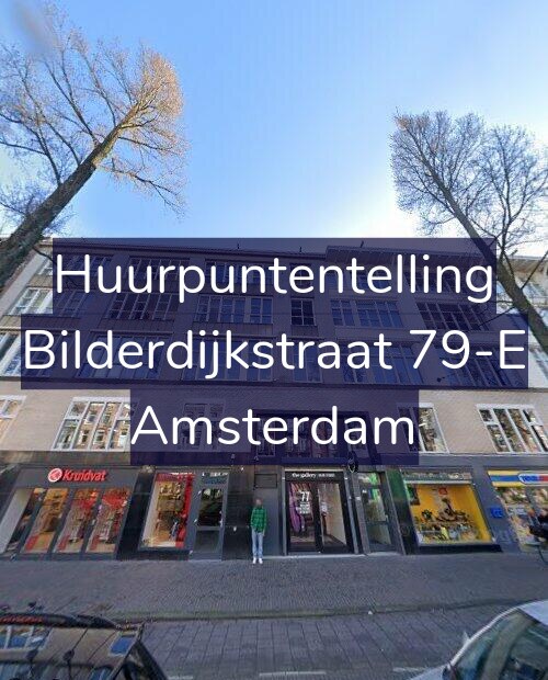 Foto gevel Huurpuntentelling voor Bilderdijkstraat 79-E, Amsterdam
