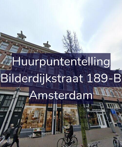 Foto gevel Huurpuntentelling voor Bilderdijkstraat 189-B, Amsterdam