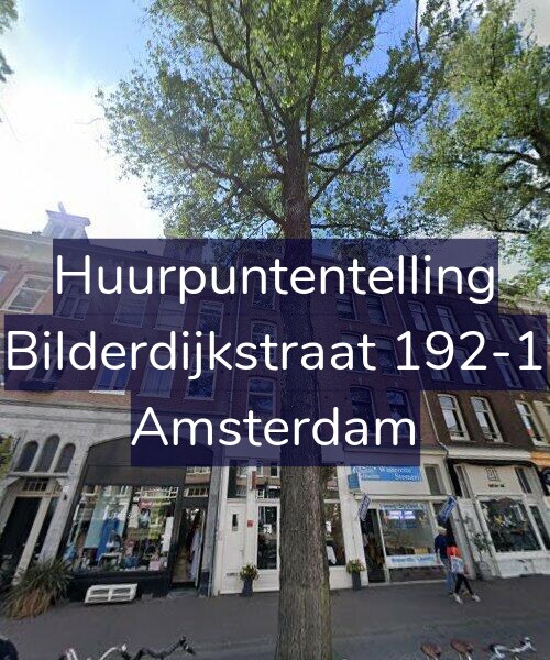 Foto gevel Huurpuntentelling voor Bilderdijkstraat 192-1, Amsterdam