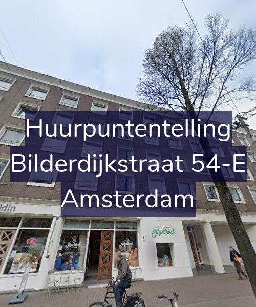 Foto gevel Huurpuntentelling voor Bilderdijkstraat 54-E, Amsterdam