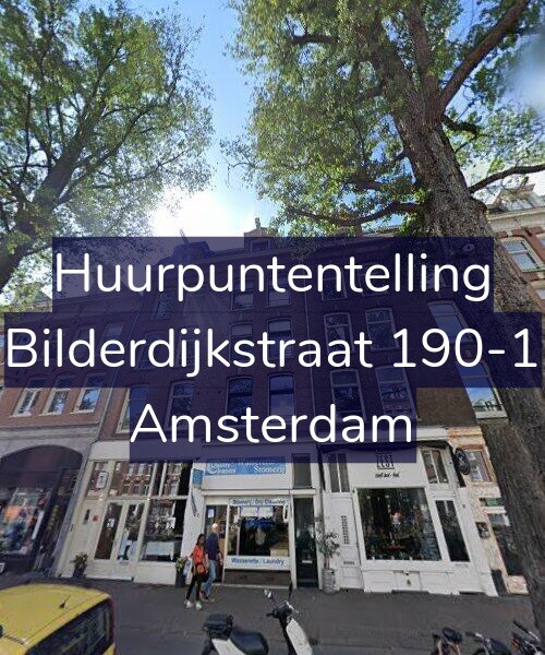 Foto gevel Huurpuntentelling voor Bilderdijkstraat 190-1, Amsterdam