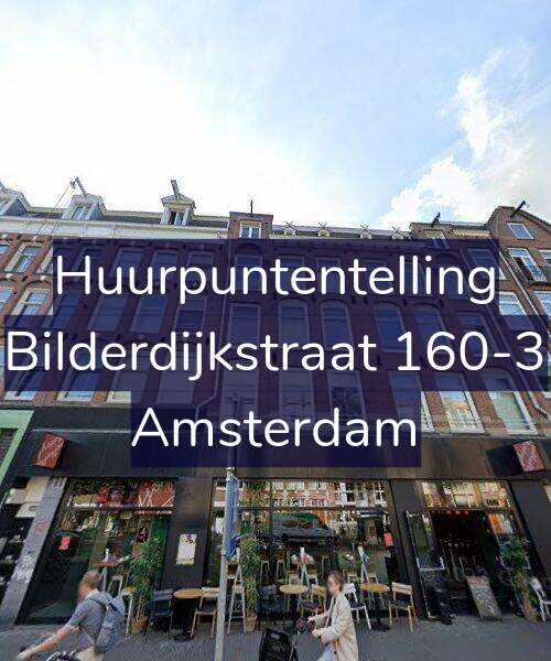 Foto gevel Huurpuntentelling voor Bilderdijkstraat 160-3, Amsterdam