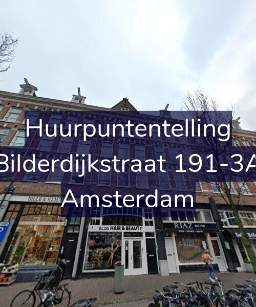 Foto gevel Huurpuntentelling voor Bilderdijkstraat 191-3A, Amsterdam