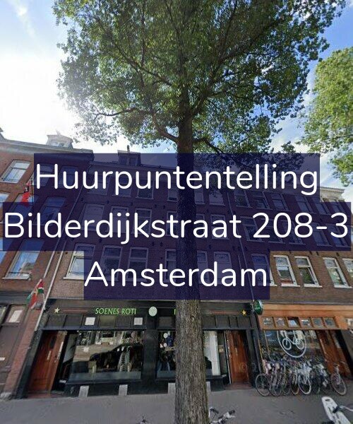 Foto gevel Huurpuntentelling voor Bilderdijkstraat 208-3, Amsterdam