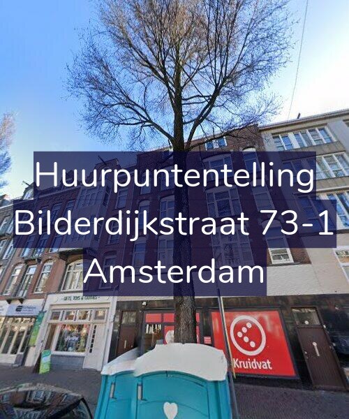 Foto gevel Huurpuntentelling voor Bilderdijkstraat 73-1, Amsterdam