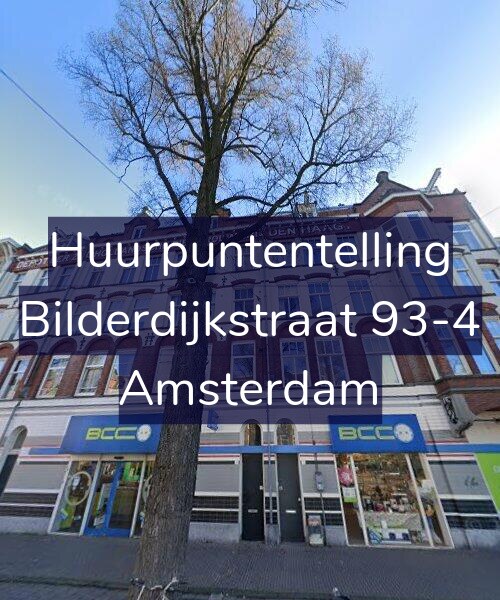 Foto gevel Huurpuntentelling voor Bilderdijkstraat 93-4, Amsterdam