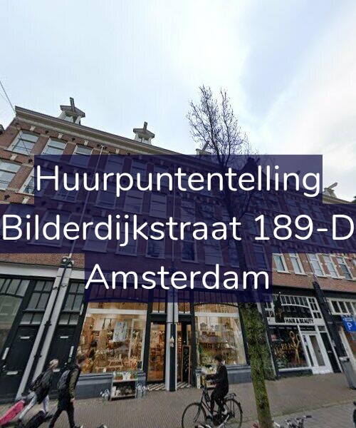 Foto gevel Huurpuntentelling voor Bilderdijkstraat 189-D, Amsterdam
