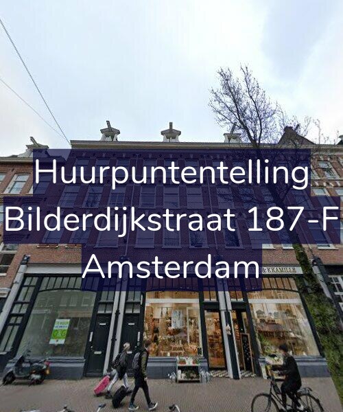 Foto gevel Huurpuntentelling voor Bilderdijkstraat 187-F, Amsterdam